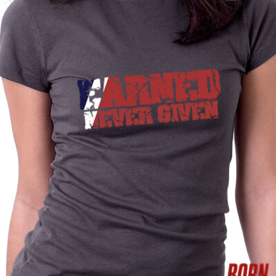 Earned Never Given Coast Guard Veteran Custom Women's Shirt