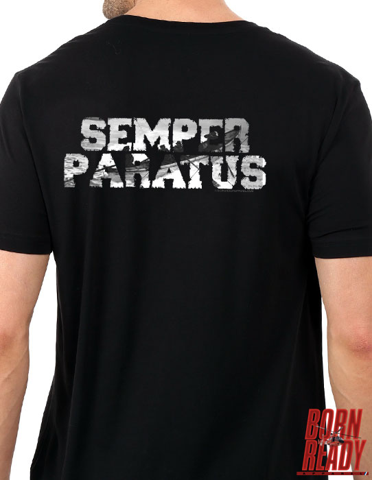 Semper Paratus Old School Coast Guard Veteran Custom Men's Shirt