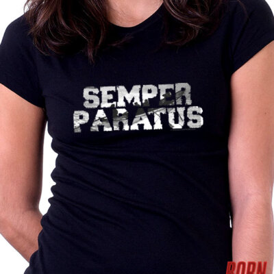 Semper Paratus Old School Coast Guard Veteran Custom Women's Shirt
