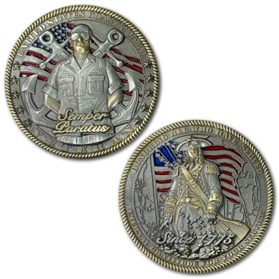 USCG Veterans Day Challenge Coin