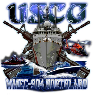 USCG WMEC-904 NORTHLAND Coast Guard Veteran 3-18 Inch Custom Decal Sticker