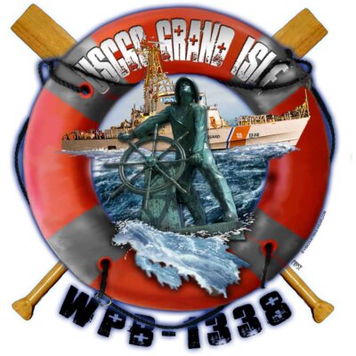 USCG Grand Isle WPB-1338 Coast Guard Veteran 3-18 Inch Custom Decal Sticker