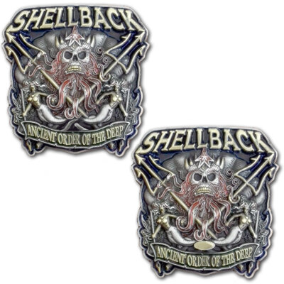 Shellback Coast Guard Challenge Coin