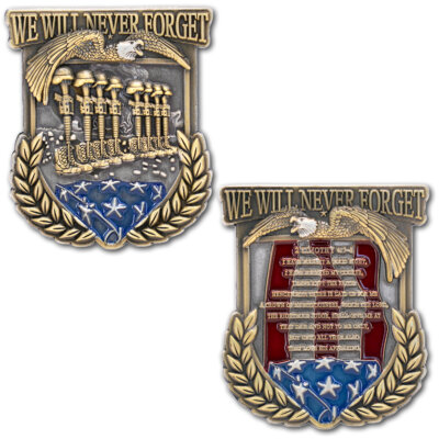 USCG Memorial Never Forget Veteran Challenge Coin