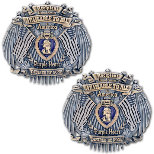 Purple Heart Coast Guard Challenge Coin