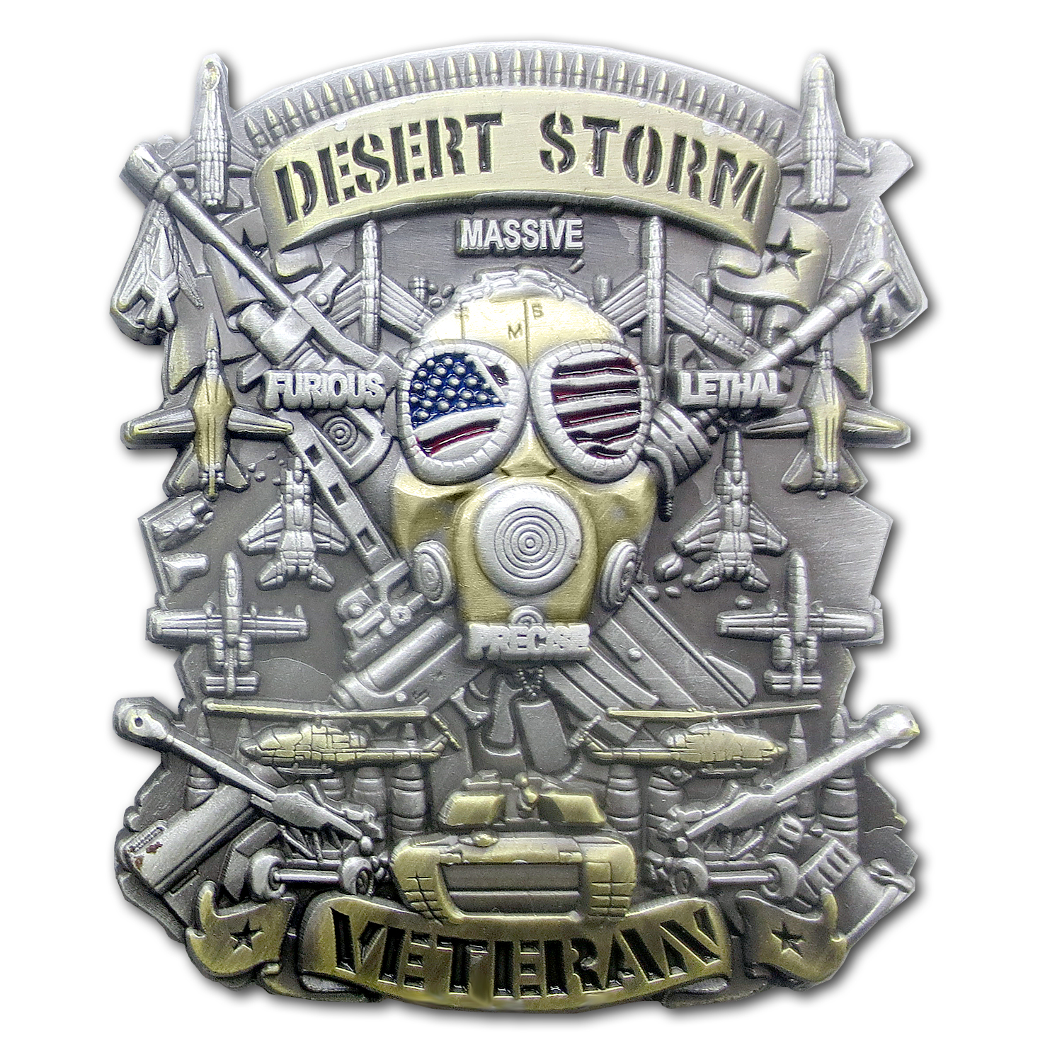 Desert Storm Veteran Coast Guard Challenge Coin - Image 2