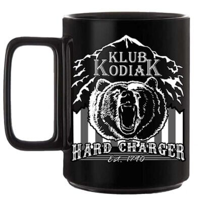 Kodiak-Klub-Hard-Charger-Coast-Guard-Black-15oz-Coffee-Mug