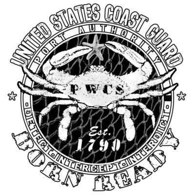 USCG PWCS Port Authority Coast Guard Veteran 3-18 Inch Custom Decal Sticker
