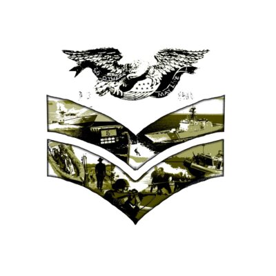 USCG Petty Officer 2nd Class Rate Coast Guard Veteran 3-18 Inch Custom Decal Sticker