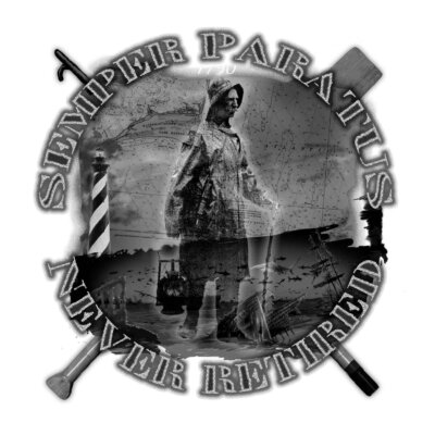 USCG Semper Paratus Never Retired Coast Guard Veteran 3-18 Inch Custom Decal Sticker