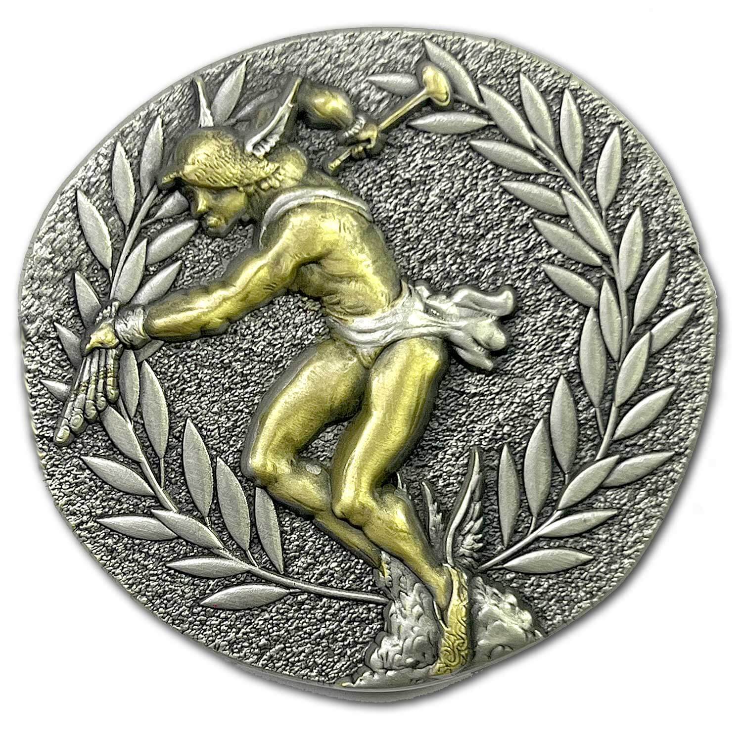 Hermes Greek Messenger of The Gods of Travelers, Merchants, Thieves, Ancient Collectible Coin