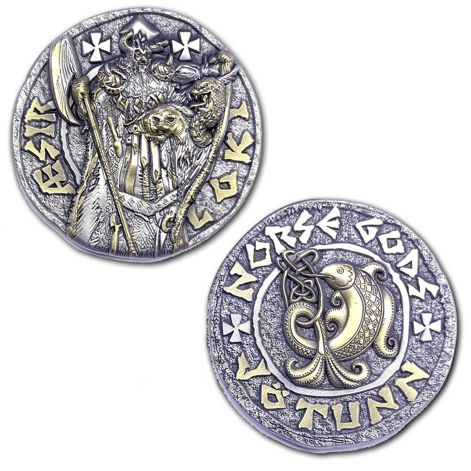 Loki Viking Norse God of Mischief and Chaos Ancient Collectible Coin
