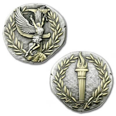 Nike Greek Goddess of Victory Triumph Athletics Contests Ancient Collectible Coin