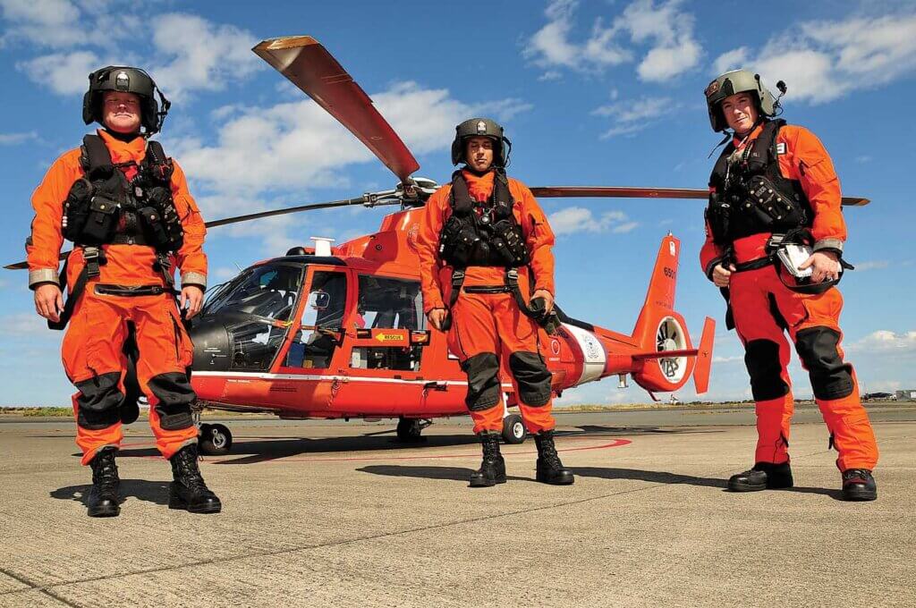 US Coast Guard SAR Crew
