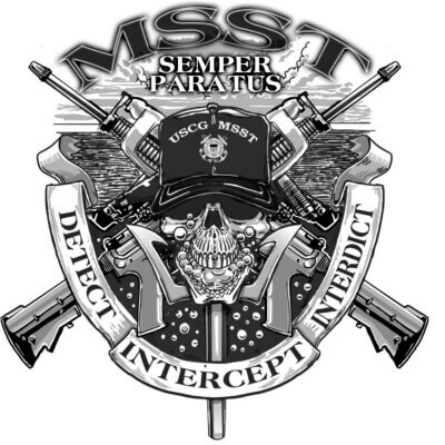 MSST Maritime Safety Security Team Semper Paratus Coast Guard Veteran 3-18 Inch Custom Decal Sticker