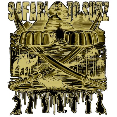 Safari To Suez Transiting US Military Veteran 3-18 Inch Custom Decal Sticker