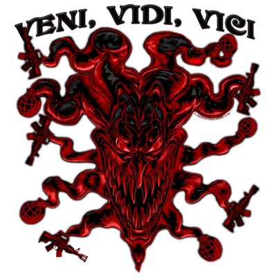 Veni Vidi Vici Military Veteran 3-18 Inch Custom Decal Sticker